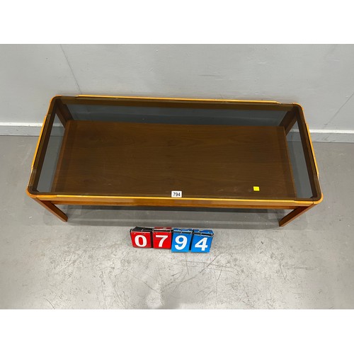 794 - Myer mid century coffee table teak