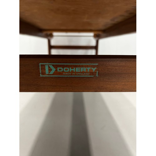 800 - 'Doherty' teak mid century treatment bed/sunbed