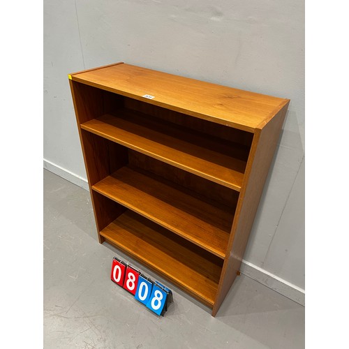 808 - Mid century teak bookcase