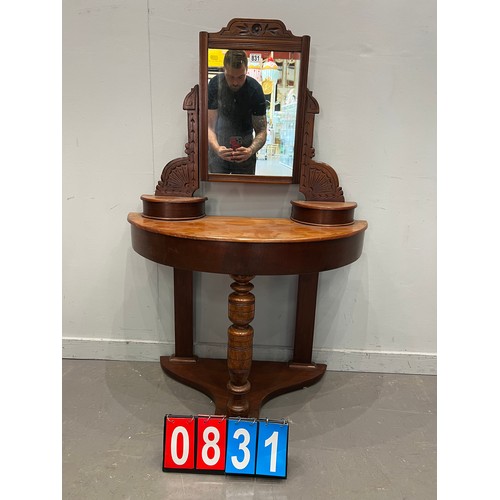 831 - Victorian mahogany duchess dressing table