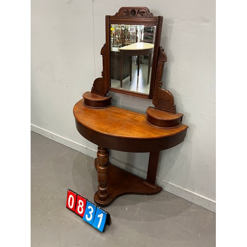 831 - Victorian mahogany duchess dressing table