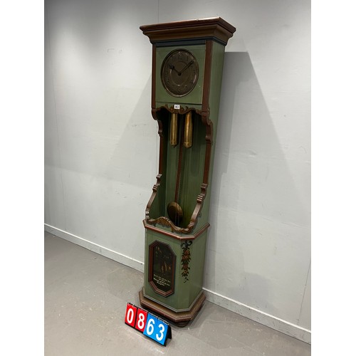 863 - Dutch long case clock working