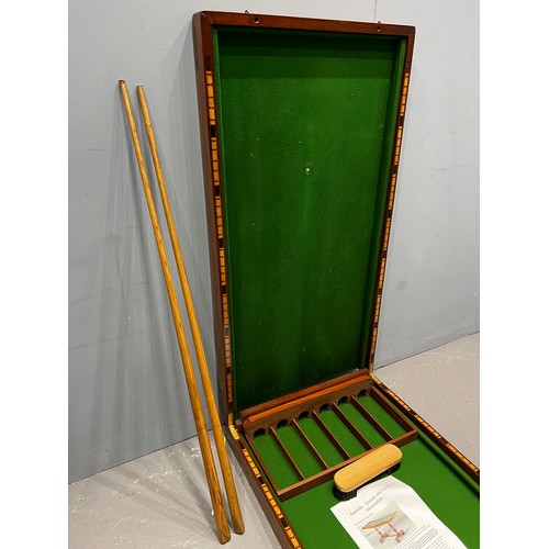 907 - Victorian mahogany bagatelle superb condition (one of the best we have seen)