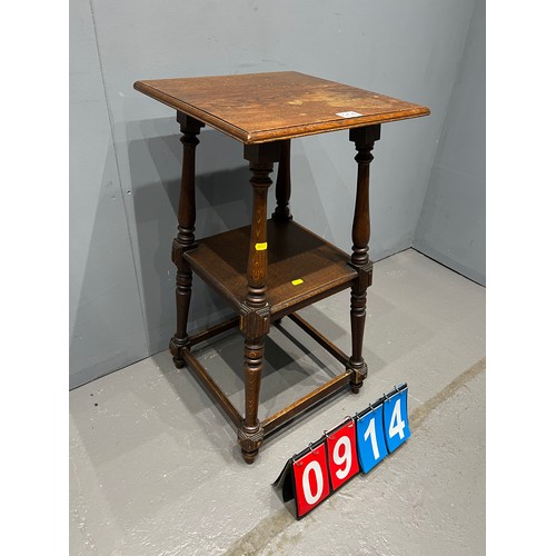 914 - Early 20th century oak window table