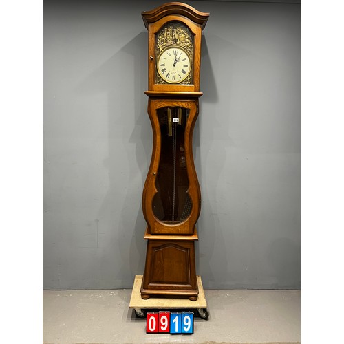 919 - Impressive french grandfather clock good case