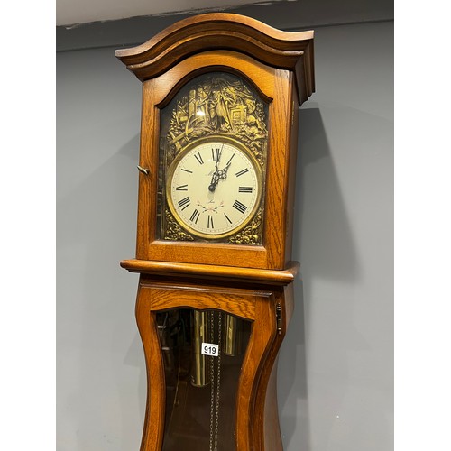 919 - Impressive french grandfather clock good case