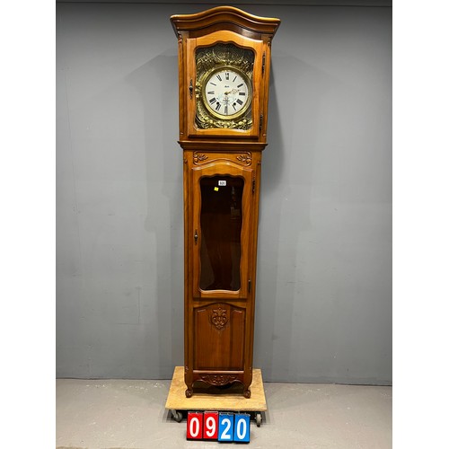 920 - Impressive french grandfather clock good case