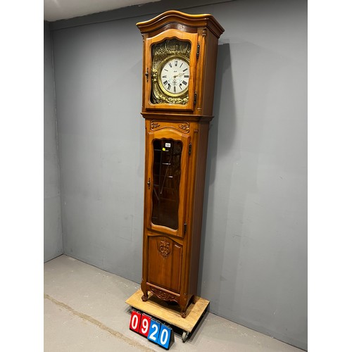 920 - Impressive french grandfather clock good case