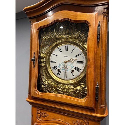 920 - Impressive french grandfather clock good case