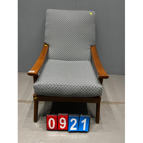 921 - Teak mid century chair danish design