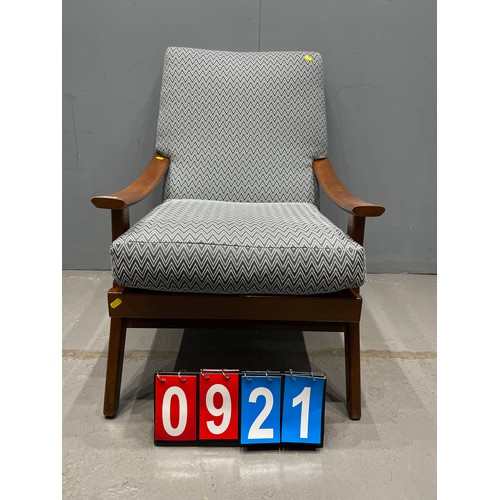 921 - Teak mid century chair danish design