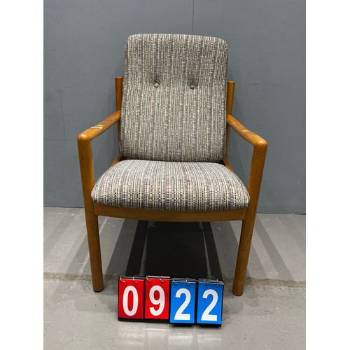 922 - Ercol blonde carver chair