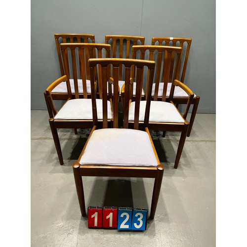 1123 - Set of 6 clean Meredew dining chairs