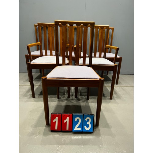 1123 - Set of 6 clean Meredew dining chairs