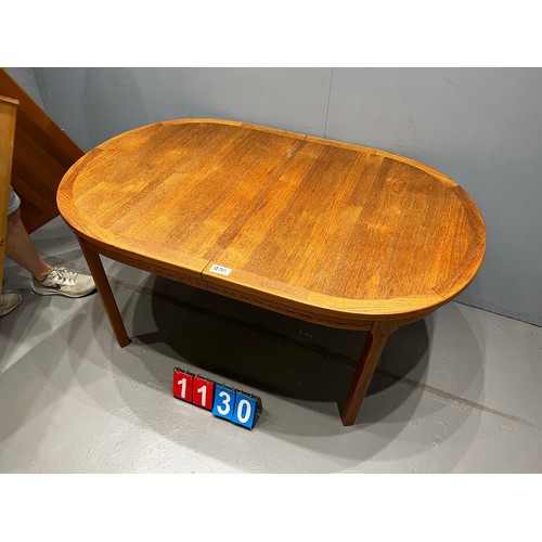 1130 - Nils Jonsson Danish mid century dining table for Troeds