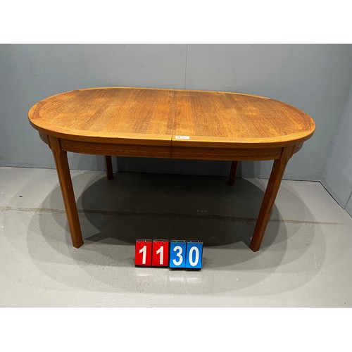 1130 - Nils Jonsson Danish mid century dining table for Troeds