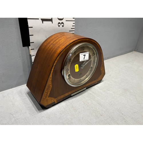 7 - Art deco mantle clock