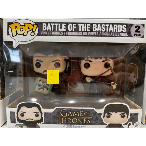 160 - Game of Thrones Funko Pop Vinyls figures boxed Battle of the B. + 3 Tyrion Lannister