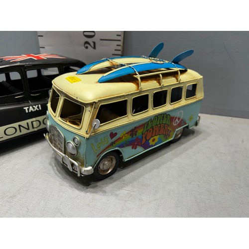 175 - 2 tin vehicles inc vw camper