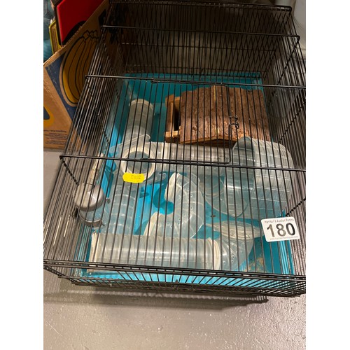 180 - Hamster cage + contents