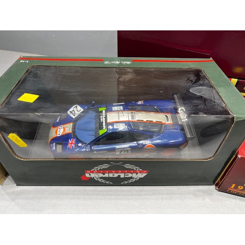 207 - 3 boxed Racing cars