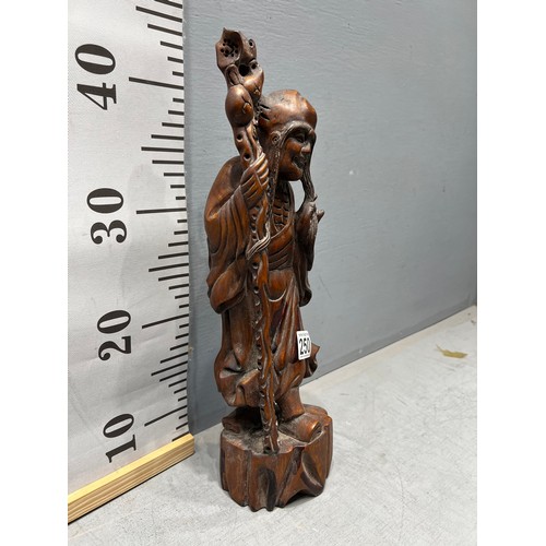 250 - Wooden oriental figure