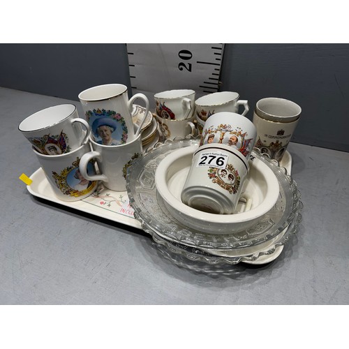 276 - Collection of commemorative ware