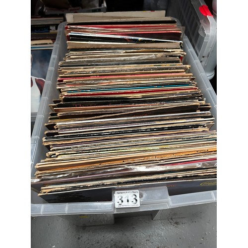 313 - Large box of LP's