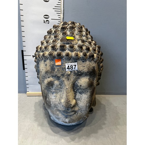 487 - Rustic Buddha head