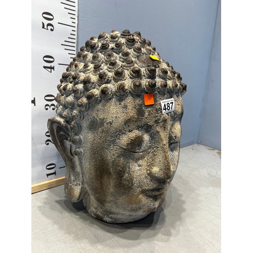 487 - Rustic Buddha head