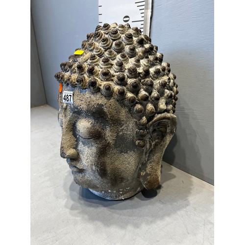 487 - Rustic Buddha head