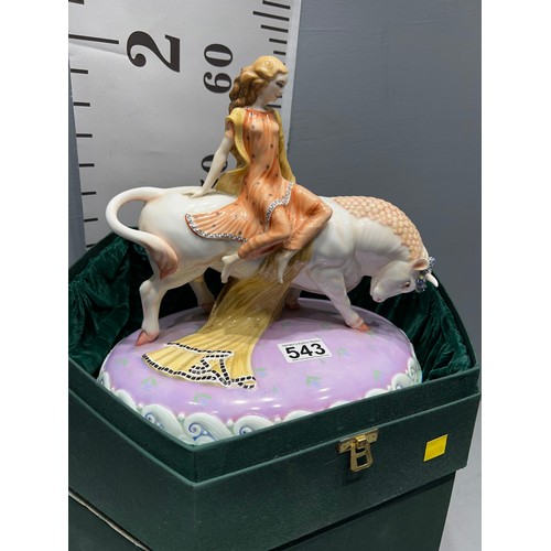 543 - Royal Doulton Myths + Maidens. 'Europa & the Bull'  in original box