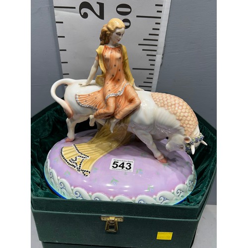 543 - Royal Doulton Myths + Maidens. 'Europa & the Bull'  in original box