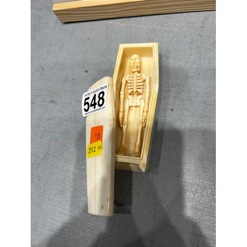 548 - Bone coffin