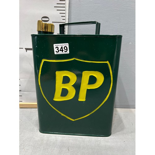 349 - advertising display BP Petrol can with brass cap