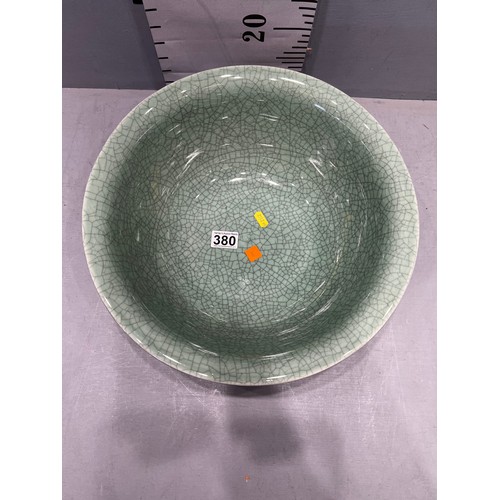 380 - Chinese Celedon bowl