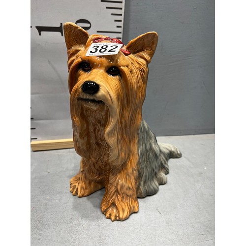 382 - Large Beswick Yorkshire terrier dog