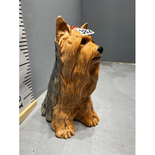 382 - Large Beswick Yorkshire terrier dog