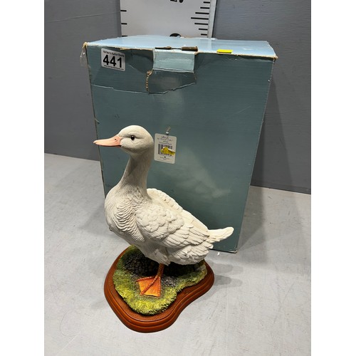 441 - Border fine arts Farmyard Duck with box