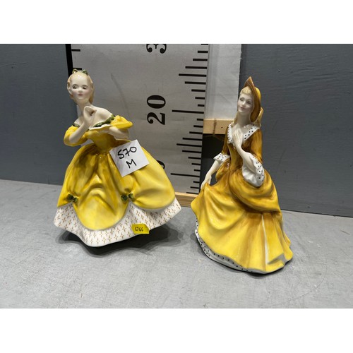 570M - 2 Royal Doulton figures. Sandra + The last Waltz