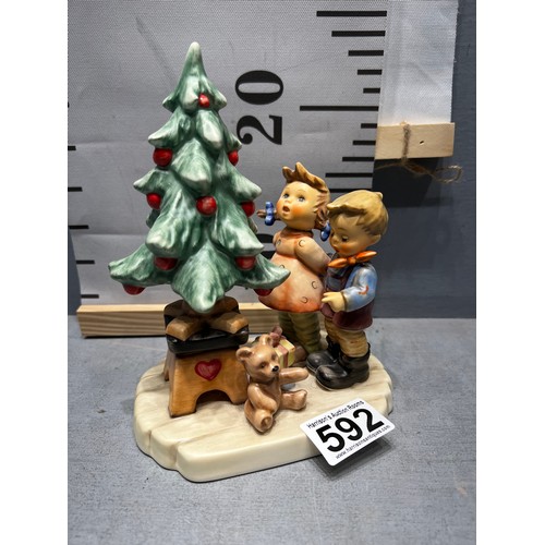 592 - Hummel Goebel Christmas figure