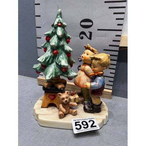 592 - Hummel Goebel Christmas figure