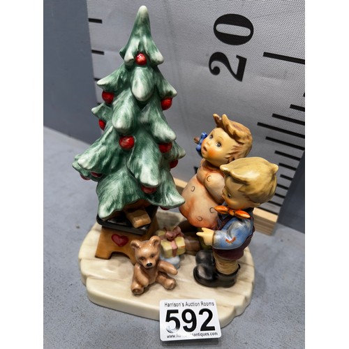 592 - Hummel Goebel Christmas figure