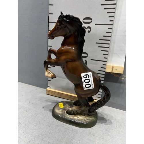 600 - Beswick rearing horse no.1014