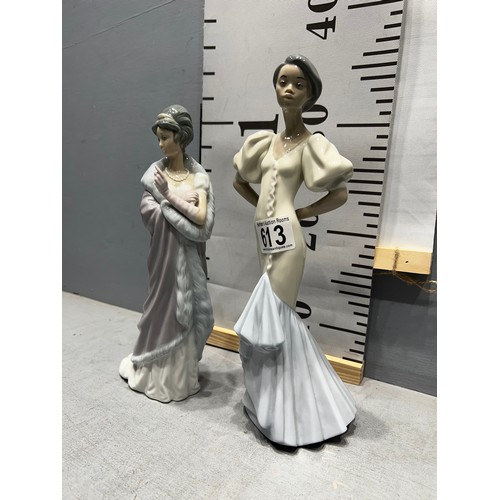 613 - 2 Lladro figures