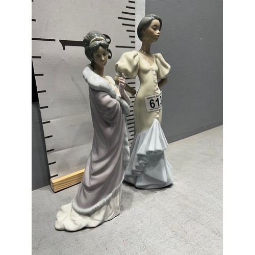 613 - 2 Lladro figures