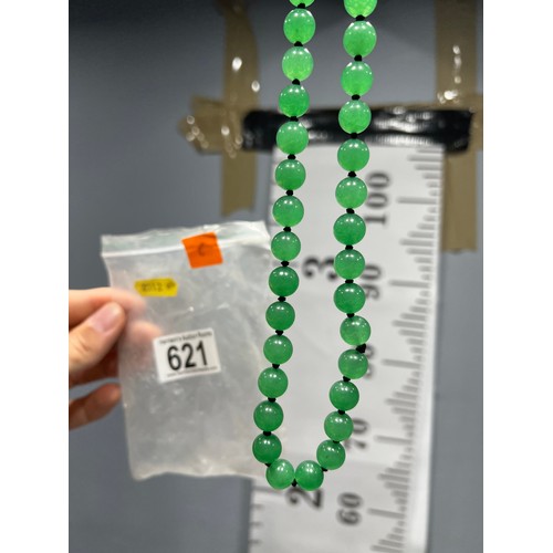 621 - String Jade Neclace