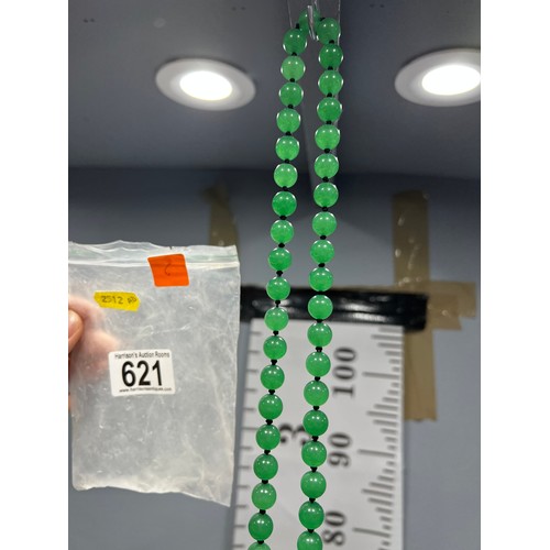 621 - String Jade Neclace