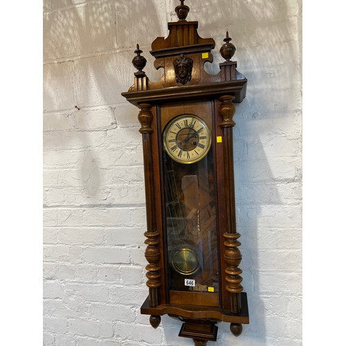 646 - Victorian Vienna wall clock