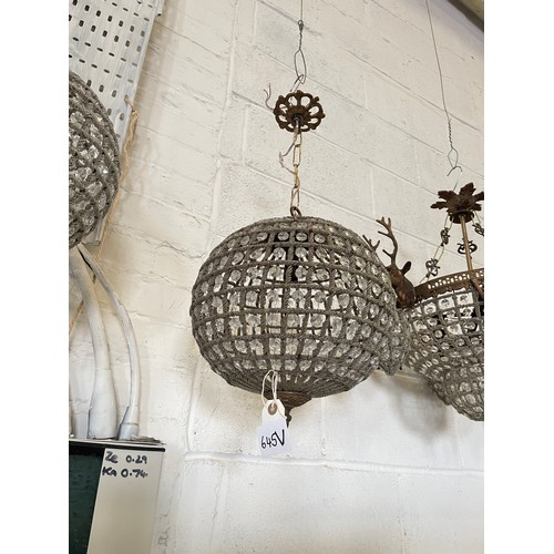 645V - French chandelier lights